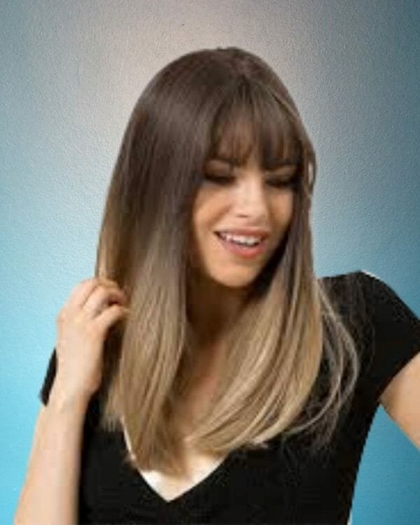 22-Inch Long Straight Synthetic Clip In Hair Extension - Image 9