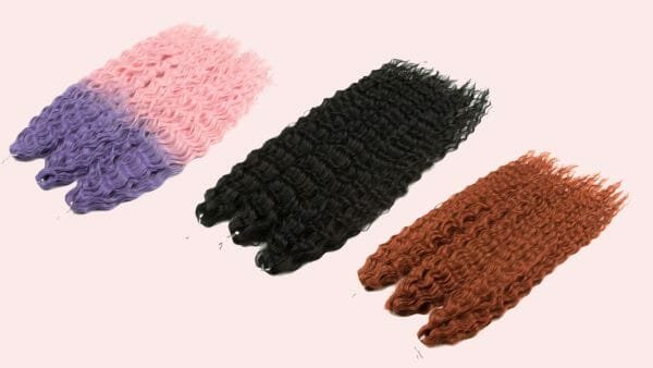 Amazing Synthetic Deep Curl Crochet Braiding Hair Extension - Image 7