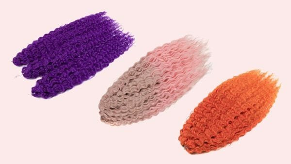 Amazing Synthetic Deep Curl Crochet Braiding Hair Extension - Image 9