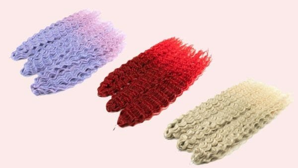 Amazing Synthetic Deep Curl Crochet Braiding Hair Extension - Image 10