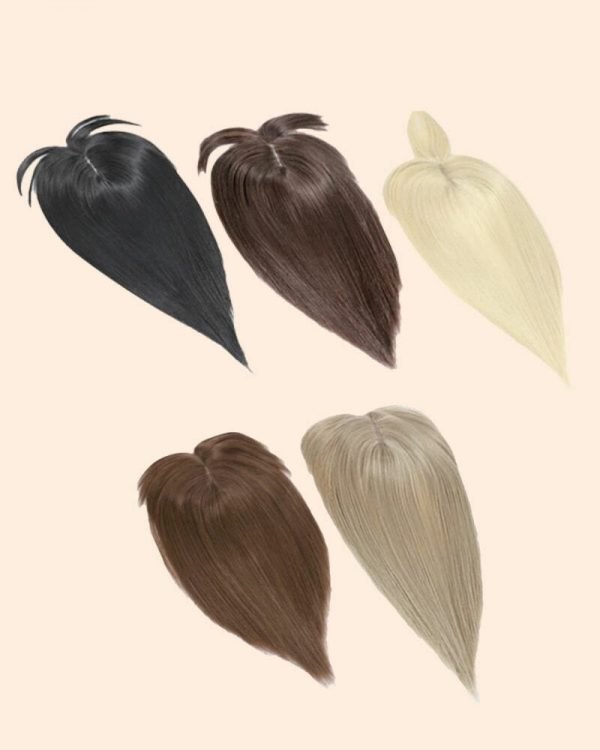 Synthetic Clip In Straight Topper - Image 2
