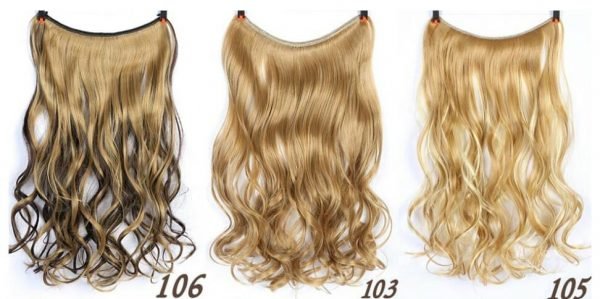 Best Quality Synthetic Halo Hair Extension - Image 4