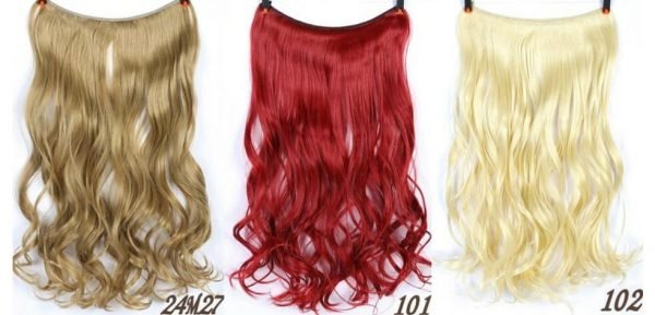 Best Quality Synthetic Halo Hair Extension - Image 5