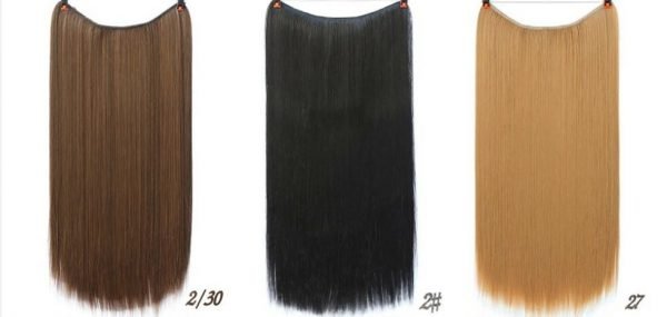 Best Quality Synthetic Halo Hair Extension - Image 6