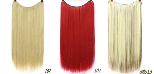 Best Quality Synthetic Halo Hair Extension - Image 7